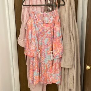 EEEUC Lilly Pulitzer Alanna Dress in Too Much Bubbly